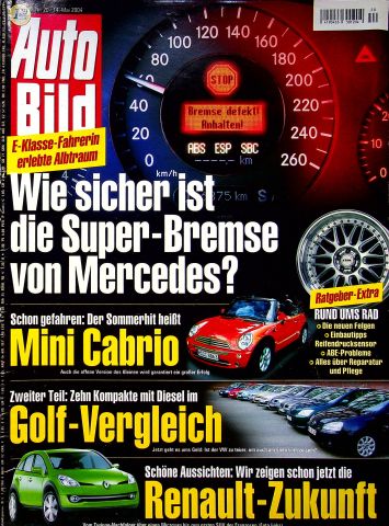 Deckblatt Auto Bild (20/2004)